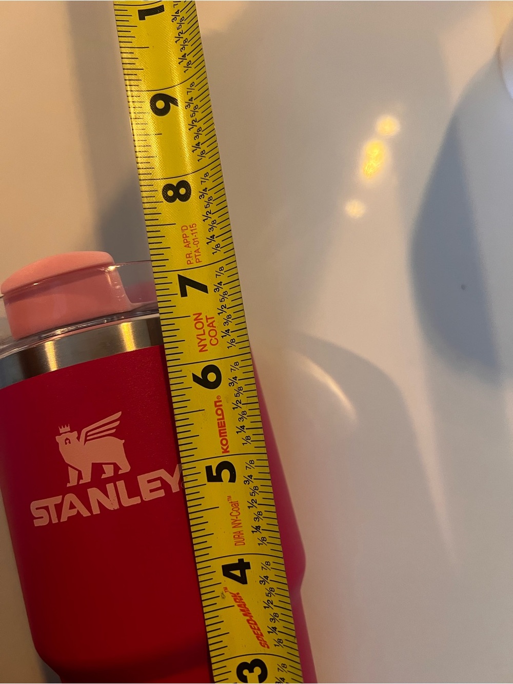 Stanley White Tumbler with Red Accent - Picture 16 of 16